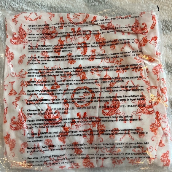 Savage X Fenty Roasted Red Fresh Ink Underpinnings Babydoll Slip - Picture 12 of 15